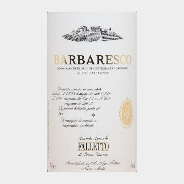 Bruno Giacosa Asili 1998 , OWC3