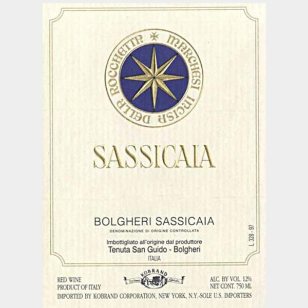 Sassicaia 2003 , OWC6